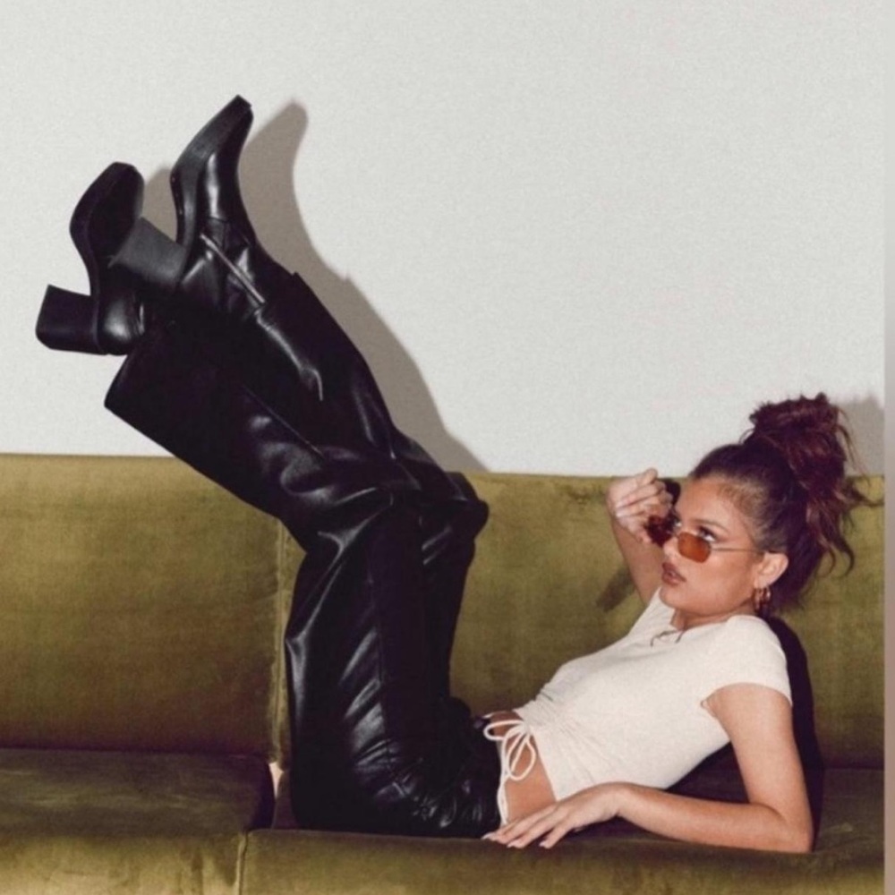 NWT Princess Polly Dempsey Faux Leather Pants